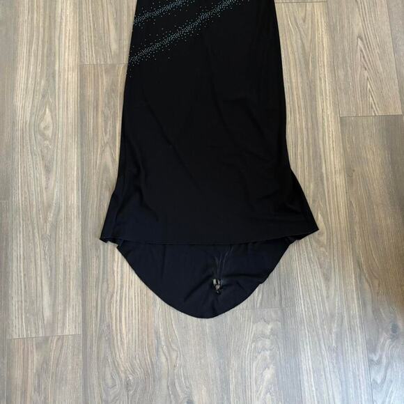 Stunning Vtg 2000s backless beaded Maxi Dress *flaw* - Picture 7 of 8